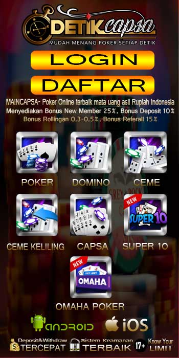Landing Page Detikcapsa - Daftar Poker Online Terbaru
